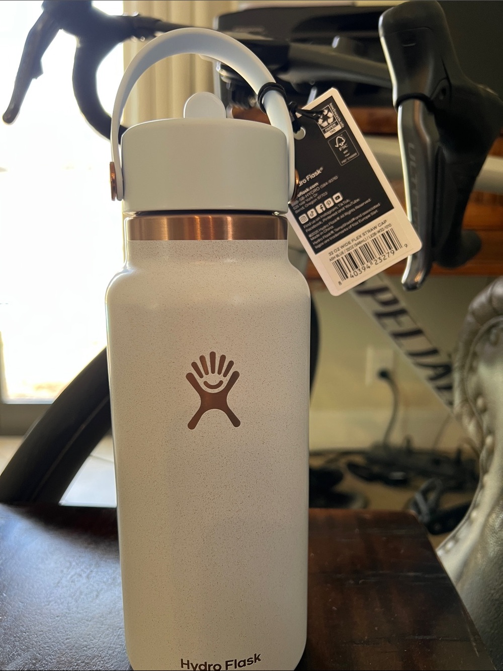 Hydro Flask 32 oz Wide Mouth Flex Straw - Limited Edition Ash Blue